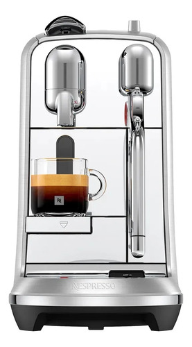 Nespresso cafeteira creatista plus metalica prateado 15l
