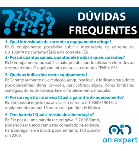 Neurodyn Ibramed Aparelho Tens Fes P/ Fisioterapia Portatil