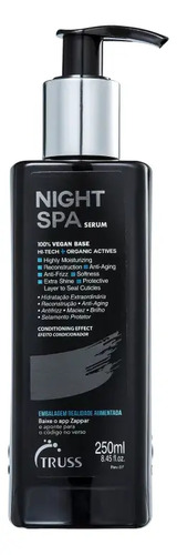 Night spa serum capilar de tratamento noturno truss 250ml