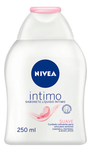 Nivea sabonete liquido intimo suave 250ml limpeza delicada m