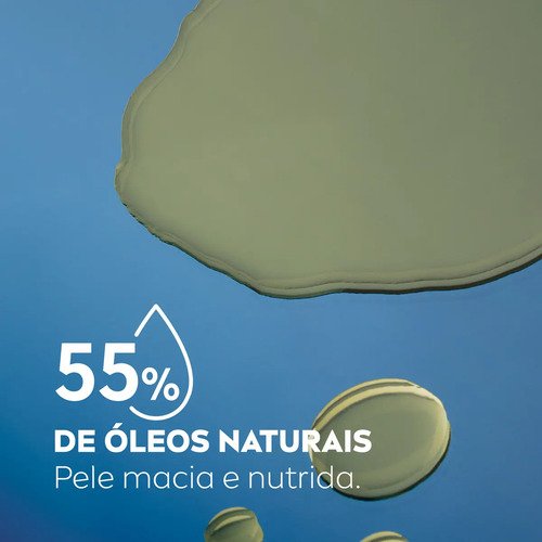 NIVEA Sabonete Líquido Óleo de Banho 200ml, Limpeza Corporal, Pele Macia, 55% Óleos Naturais, Sensação Hidratante