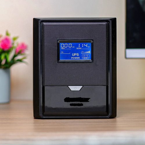 Nobreak 600va 350w Senoidal Para Tv Ps5 Bivolt 110v 220v Ups Preto