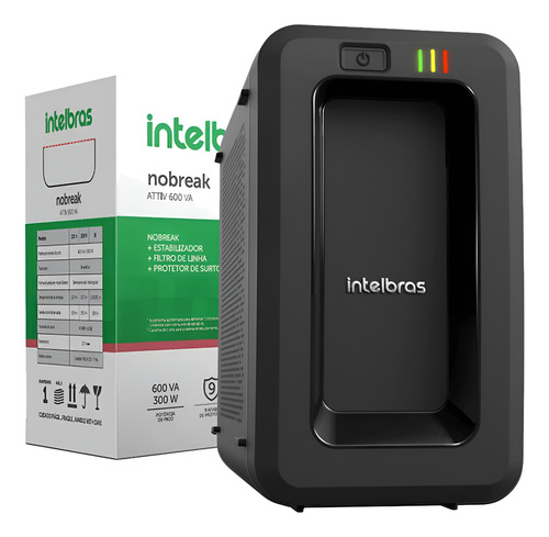 Nobreak intelbras attiv 600va 300w bivolt garantia 2 anos