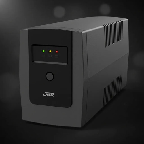 Nobreak jbr 600va 220v para pcgametvnetcftv preto