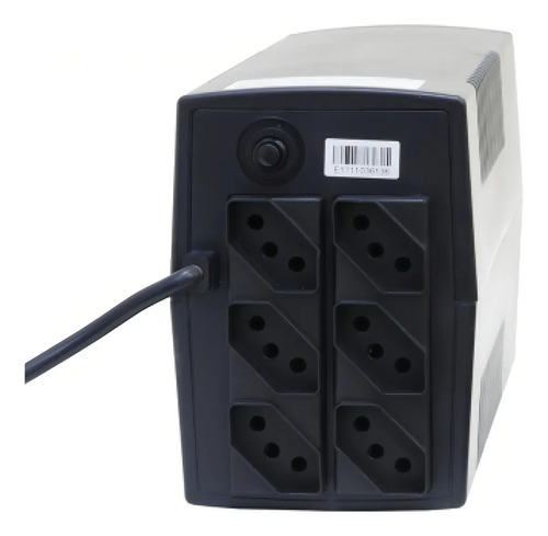 Nobreak JBR Guard 1200VA entrada e saída 120v Preto