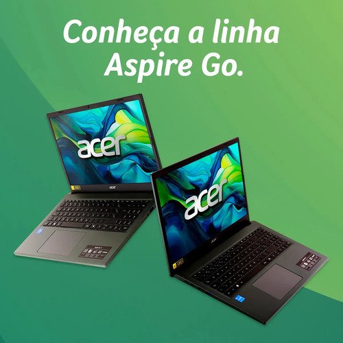 Notebook 15.6" Acer Aspire Go 15 Intel Core i7 13ª Geração 16GB RAM DDR5 512GB SSD Tela Full HD Teclado Numérico Autonomia de 8h Wi-Fi 6 Sistema Operacional Linux