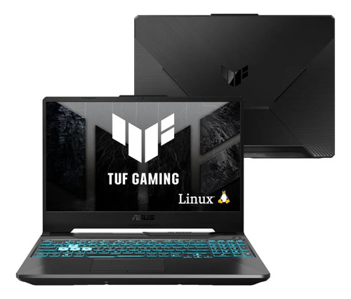 Notebook asus tuf gaming a15 3050 ryzen 7 16gb 512gb linux