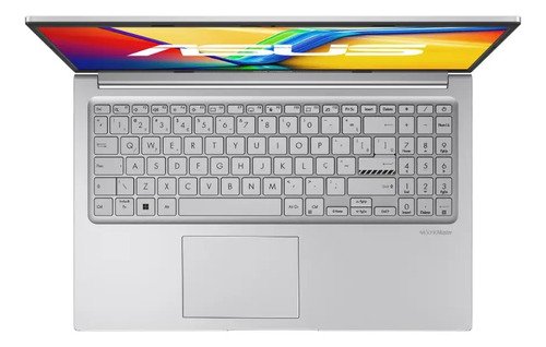 Notebook ASUS Vivobook 15, Intel Core i5 1334U 1,3 GHz, 8GB Ram, 256GB SSD, KeepOS Linux, Tela 15,6" FHD, Cool Silver - X1504VA-NJ1739