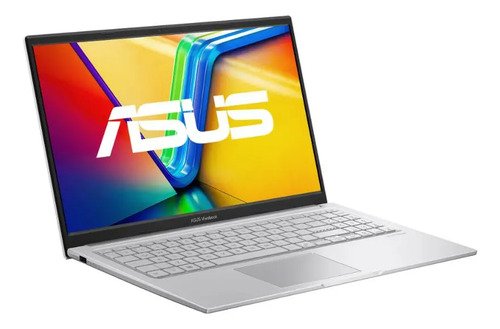Notebook ASUS Vivobook 15, Intel Core i5 1334U 1,3 GHz, 8GB Ram, 256GB SSD, KeepOS Linux, Tela 15,6" FHD, Cool Silver - X1504VA-NJ1739