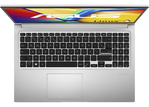 Notebook ASUS Vivobook 15 M1502, AMD Ryzen 7, 8 GB RAM, 512 GB SSD, KeepOS Linux, Cool Silver - M1502YA-NJ611
