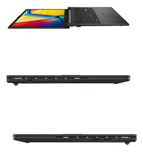 Notebook ASUS VivoBook Go 15 AMD Ryzen 5 7520U 8GB 512GB SSD KeepOS Tela 15,6" FHD Mixed Black - E1504FA-NJ732