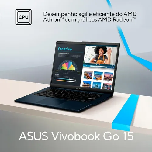Notebook Asus Vivobook Go 15 Bq5314ws Athlon 4gb 128gb W11