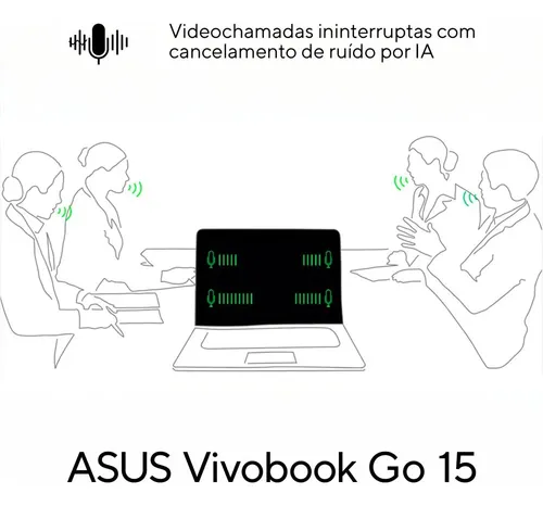 Notebook Asus Vivobook Go 15 Bq5314ws Athlon 4gb 128gb W11