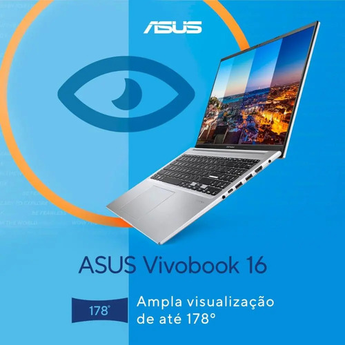 Notebook Asus Vivobook Intel Core I7 1355u 16gb 512ssd W11 Cool Silver