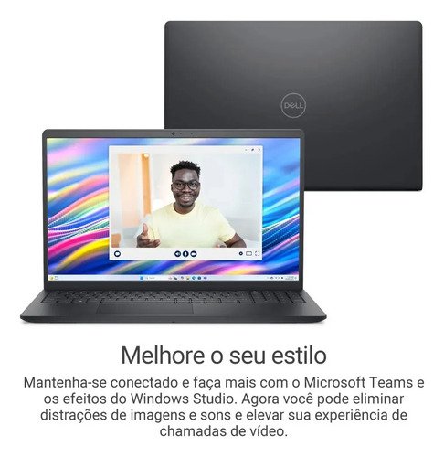 Notebook Dell Dc15-i71355u-a100 15.6 Fhd I7 16gb 1tb Win 11 Preto