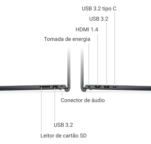 Notebook Inspiron I15-i1300-a80p I7 16gb 1tb W11 Preto Dell
