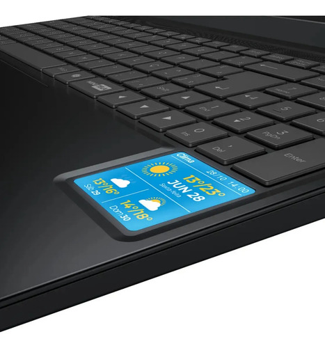 Notebook Positivo Vision C15M Intel Celeron N4500 Windows 11 Home 4GB RAM 128GB eMMC Tela 15" Full HD IPS Antirreflexo - Minitela e Tecla Copilot - Cinza