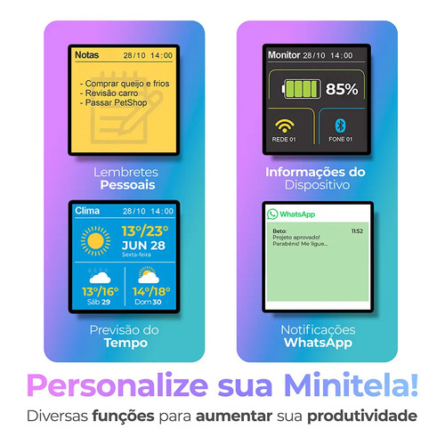 Notebook Positivo Vision i15M com Minitela, Intel Core 3, 8GB de RAM, SSD de 256GB e Tela de 15,6" Full HD IPS Antirreflexo
