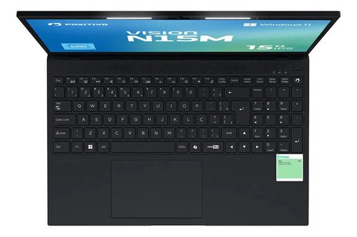 Notebook Positivo Vision N15M Intel N100 8GB RAM 128GB SSD, Windows 11 Home e Tela 15.6" Full HD IPS Antirreflexo