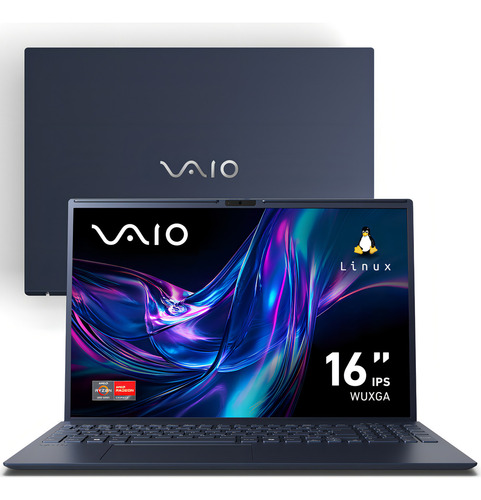 Notebook vaio fe16 amd ryzen 7 5825u linux 8gb ram 512gb ssd