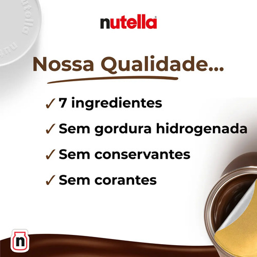 Nutella Creme de Avelã 1 uni 650g