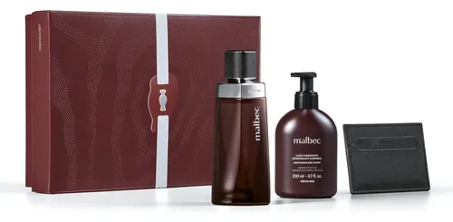 O boticario malbec kit presente 3 itens