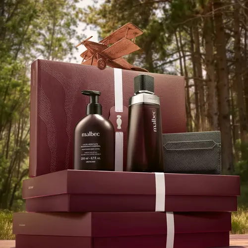 O Boticário Malbec Kit Presente 3 Itens