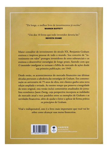 O Investidor Inteligente Edição Atualizada E Revisada (2025)