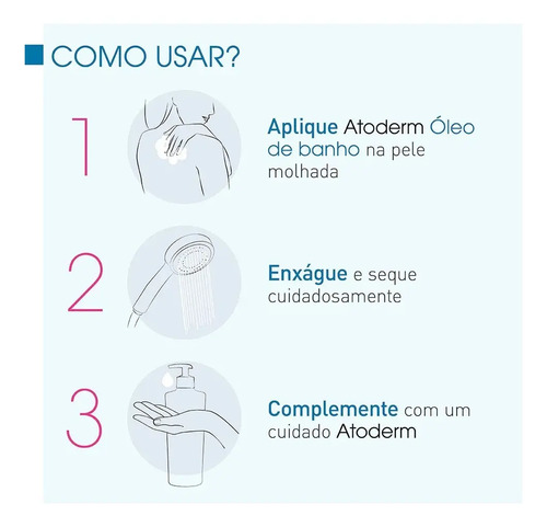 Óleo De Banho Higiene Hidratante Diária Atoderm 1l Bioderma
