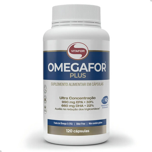 Omega 3 omegafor plus 120 capsulas vitafor sabor natural 1