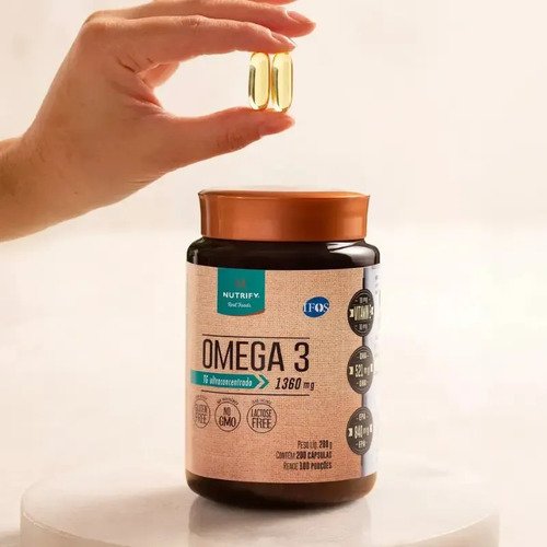 Ômega 3 TG Ultraconcentrado 200 Cápsulas Nutrify