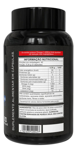 Omega Plus 120 Cápsulas Ômega 3 Dark Lab