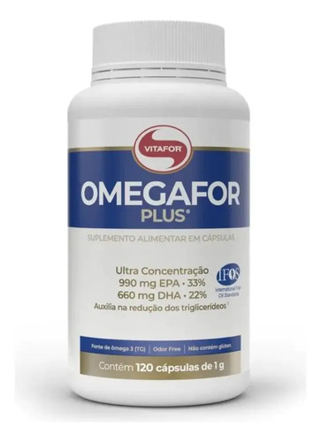 Omegafor plus 120 capsulas omega 3 vitafor