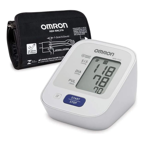 Omron hem 7122 medidor de pressao digital pilha aa 1
