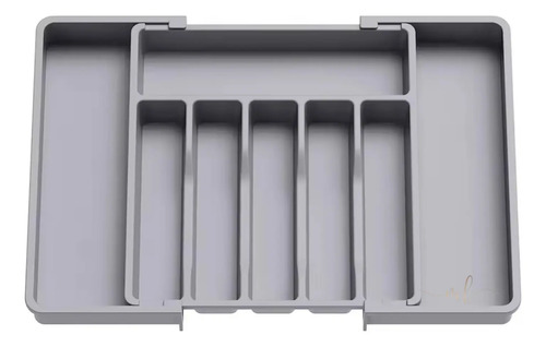Organizador gaveta porta talheres para cozinha com extensor
