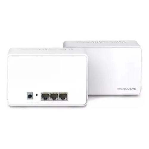 Pack 2 Roteadores Halo H80X Mesh Wifi6 Branco Mercusys