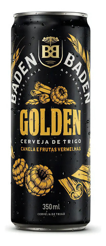 Pack de Cerveja Baden Baden Golden Lata, com Seis de 350ml