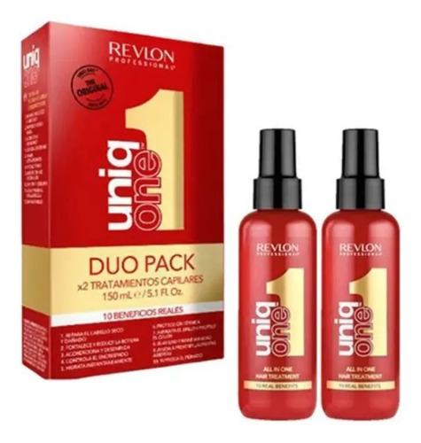 Pack X2 Unidades Unique One Revlon Professional Tudo Em Um