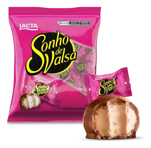 Pacote 1kg sonho de valsa wafer