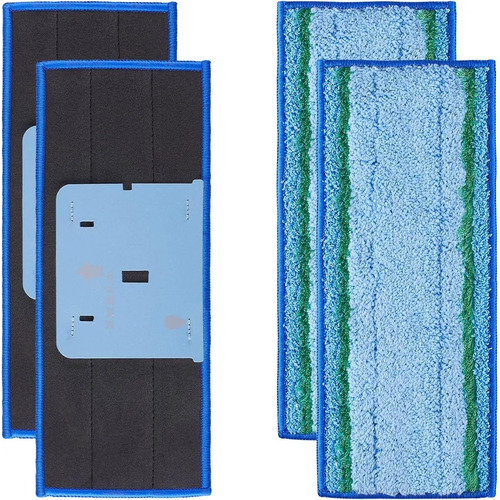 Pacote com 4 almofadas para o robo irobot braava jet m6 ulti