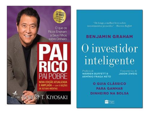 Pai Rico Pai Pobre+ Investidor Inteligente Frete Gratis