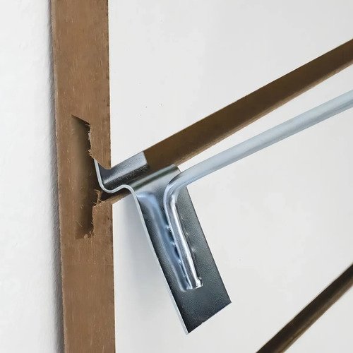 Painel Canaletado Mdf 120x60cm Branco Ideal Para Loja Casa