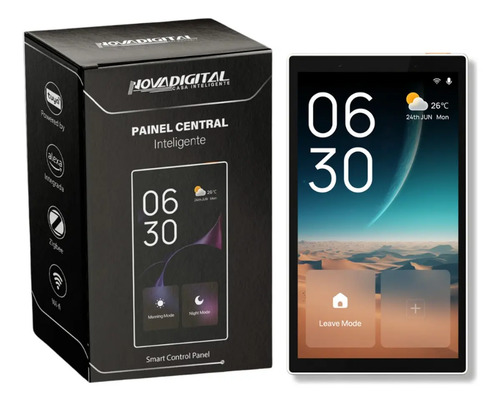 Painel central inteligente novadigital wifi com hub zigbee 2