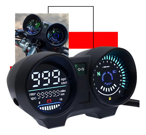 Painel digital cg titan 150 sport ate 2008 fan 150 ate 2013