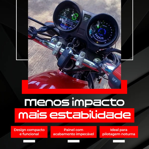 Painel Digital Cg Titan 150 Sport Até 2008 Fan 150 Até 2013