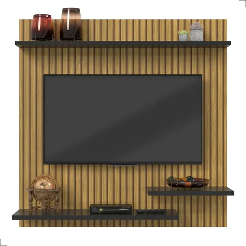 Painel Para Tv Até 32 Polegadas Compacto Com 3 Prateleiras