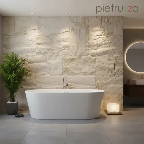 Painel pedra falsa pu 3d pietruzza rocha leve 35cm esp