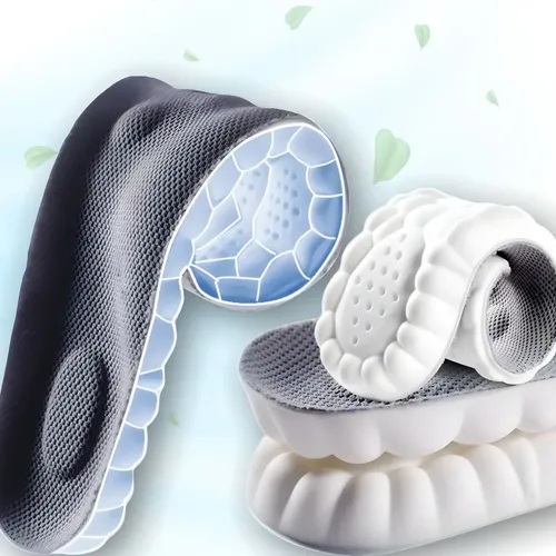 Palmilha De Altissimo Conforto 4d Tênis Sapatos Ortopédica