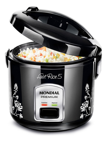 Panela Eletrica de Arroz Fast Rice 5 Premium Mondial 400W NPE-08-5X