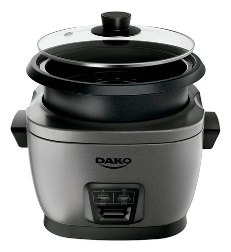Panela De Arroz Elétrica Dako 700w Com 4 L 10 Xícaras Cinza Cor Cinza-escuro Frequência 60 Hz